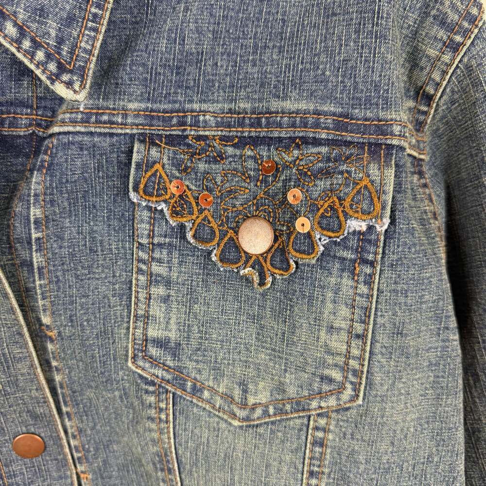 Jazzie Denim Jean Jackets Size 2XL - Picture 3 of 5